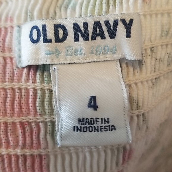 Old Navy Strapless Floral Dress Size 4 - Picture 10 of 13